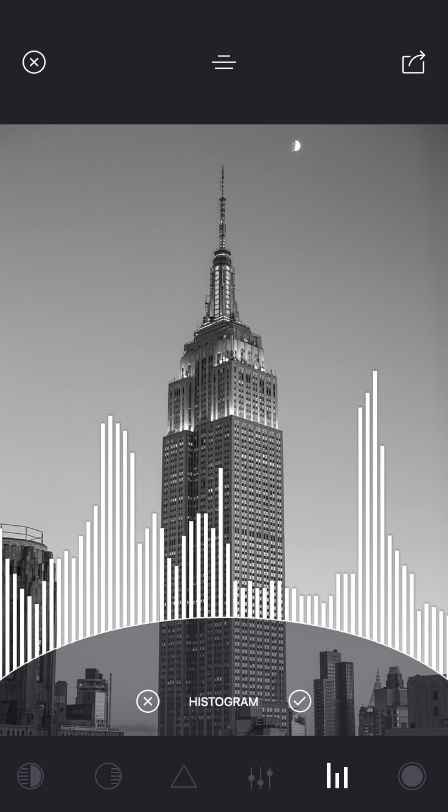 Camera Noir - Historgram